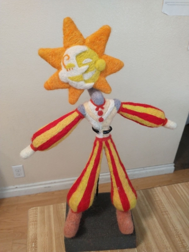 Sundrop Felted thingy-ma-jig