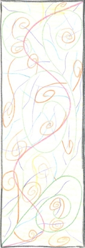 organic colorful lines and shapes