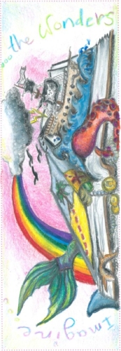 Imagine the Wonders, fantasy coming out of a book