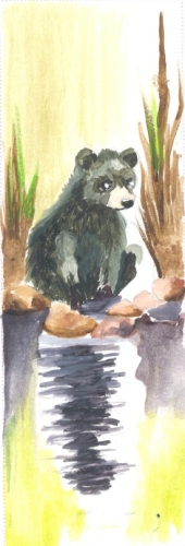 Watercolor of a bear