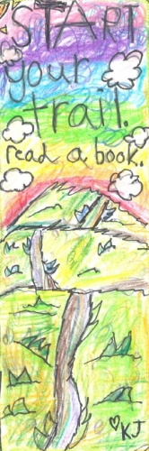 START your trail. read a book.