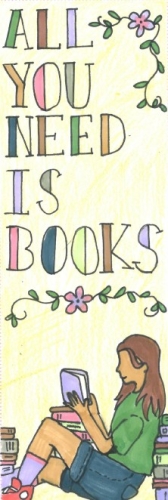 All you need is books, reading with a stack